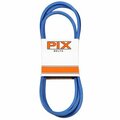Pix North PIX Fractional Horsepower V-Belt, 1/2 in W, 9/32 in Thick, Blue A52K
